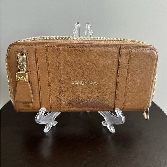 See By Chloe Handbags - 💙See by Chloe Leather Long Wallet Zippy Wallet - Pre-loved